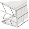 balacoo Metal Wire Makeup Storage Organizer Stylish Desktop Container for Cosmetics Simple Fabric Metal Design for Vanity and Bedroom Use view 3