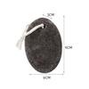 2 Pieces Natural Pumice Stone for Feet Callus Natural Foot File Scrubber Hard Skin Callus Remover for Feet and Hands Pedicure Tools Exfoliation to Remove Dead Skin for Feet and Hands, Black view 3