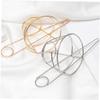 Housoutil Charming Metal Cage Hair Bun Holder Stick for Women Girls Daily Occasion view 2