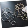 Housoutil Charming Metal Cage Hair Bun Holder Stick for Women Girls Daily Occasion view 3