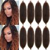 T350 Kinky Twist Hair 24 Inch Springy Afro Twist Hair Synthetic twisting hair for Black Women Ombre Kinky Curly Braiding Hair for Faux Locs Pre Fluffed Spring Twist Hair for Butterfly Locs view 1