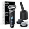 Braun Electric Shaver for Men, Series 7 7177cc, Wet & Dry Shave, Turbo & Gentle Shaving Modes, Waterproof Foil Shaver, Space Grey view 1