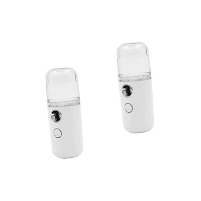 Housoutil 2pcs Portable Skin Moistener Mini Humidifier for Bedroom Sprayer Essential Oil Toner