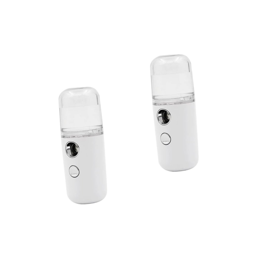 Housoutil 2pcs Portable Skin Moistener Mini Humidifier for Bedroom Sprayer Essential Oil Toner