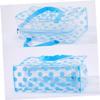 NOLITOY 2pcs Pvc Makeup Bag Multifunctional Travel Toiletry Pouch for Women and Girls Easy to Clean Stippled Design Sky- for Cosmetics and Travel Essentials view 4