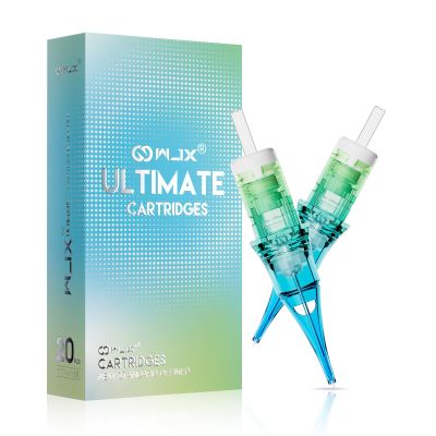 Wjx Ultimate Tattoo Needles 1007RL (20Pcs/Box) Disposable Professional Tattoo Cartridge Needles Precision Round Liner Fits Different Tattoo Machines