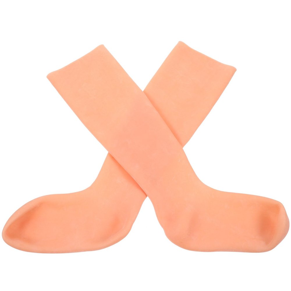 FOMIYES 1pair Moisturizing Socks for Cracked Heels Overnight Comfortable Elastic Design Suitable for Men Women Soft Foot Care Skin Tone