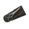Didiseaon 2sets Stainless Steel Beard Shears and Eyebrow Scissors Kit Grooming Tools for Men Comb and Storage Bag for Home and Barber Use view 2