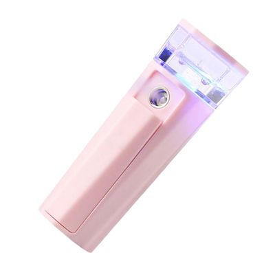 balacoo 1pc USB Rechargeable Facial Steamer Nano Mist Sprayer for Moisturizing and Cleansing Portable Hydrating Humidifier for Skincare Routine