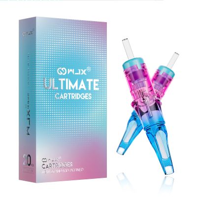 Wjx Ultimate 1207RM Professional Tattoo Needles - Box of 20 Round Magnum Tattoo Cartridges for Pro Artists