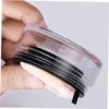 balacoo 6pcs Makeup Case Puff Loose Powder Containers Elastic Mesh for Leak Prevention Daily Use Compact Storage view 3