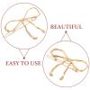 NOLITOY Decorative Bow Hair Clip Metal Hair Accessory for Girls for Parties Birthdays and Everyday Wear Lightweight and Stylish Design view 4