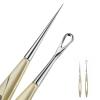 2 Pack Pimple Popper Tool - Blackhead and Blemish Remover Extraction Tools (Champagne Color) view 1