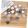 balacoo 120pcs Empty Square Pans for Eyeshadow Blusher and Pressed Powder Makeup Stainless Steel Makeup Containers for Cosmetics Storage view 2