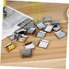 balacoo 120pcs Empty Square Pans for Eyeshadow Blusher and Pressed Powder Makeup Stainless Steel Makeup Containers for Cosmetics Storage view 3