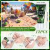 Dansib 12 Pcs Mini Sunscreen Bulk for Valentine Gifts Summer Travel Size Spf 30 Water Resistant Sunblock Sunscreen Lotion Bulk for Valentines Day Favors for Pool Party(White Cream,Tropical) view 2