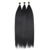 28 Inch 3PCS Straight Ponytail Hair Crochet Braids Hair Synthetic Braiding Hair Soft Crochet Hair Extensions Fake Fiber view 2