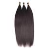 28 Inch 3PCS Straight Ponytail Hair Crochet Braids Hair Synthetic Braiding Hair Soft Crochet Hair Extensions Fake Fiber view 3