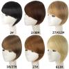 WAOCEO Bangs Hair Clip Thick Side Bangs Clip in Bangs Synthetic Straight Bangs Fake Fringe Swept Bangs Extensions Fashion Natural Look Hairpiece for Women Girls Hairpieces (Color : 2) view 2