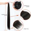 36 Inch Yaki Straight Hair Bundles 120G Synthetic Hair Weave Ponytailtail Hair Extensions view 3