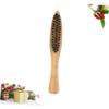 Balacoo 4 Pcs Tools for Men Brush Mens Combs for Hair Travel Mustache Comb Mens Hair Comb Beard Hot Comb Beard Grooming Beard Straightening Comb Combs for Men Nursing Wooden Man Modeling, Brownx2pcs view 4