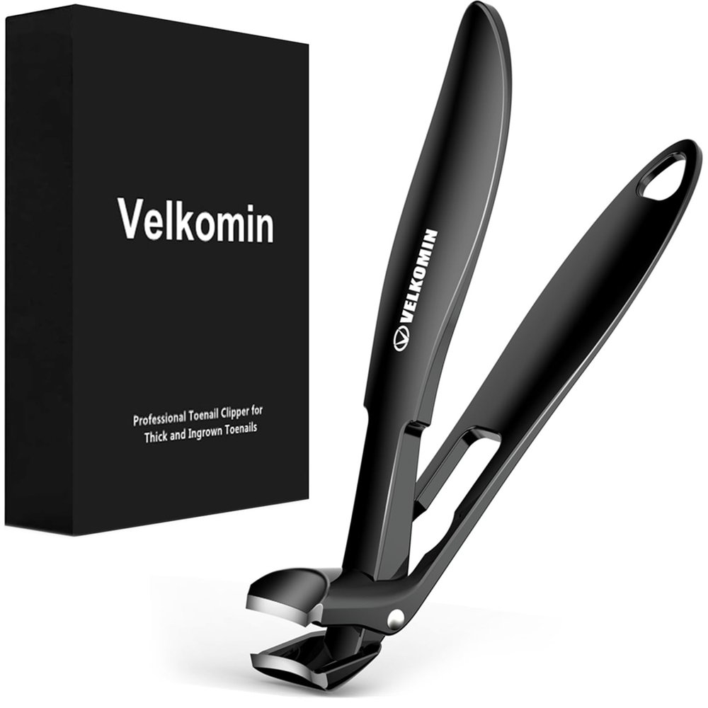 Toe Nail Clippers for Seniors, Mens with Wide Jaw Opening, Ultra-Sharp Heavy Duty Large Thick Fingernail Clippers Cutters with Catcher for Men Women, 18-Month Replacement Warranty!
