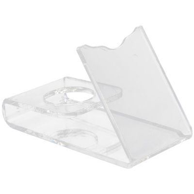 FOMIYES Electric Stand Transparent Acrylic Holder for Shaving Tools Compact and Sturdy Design for Bathroom and Hotels