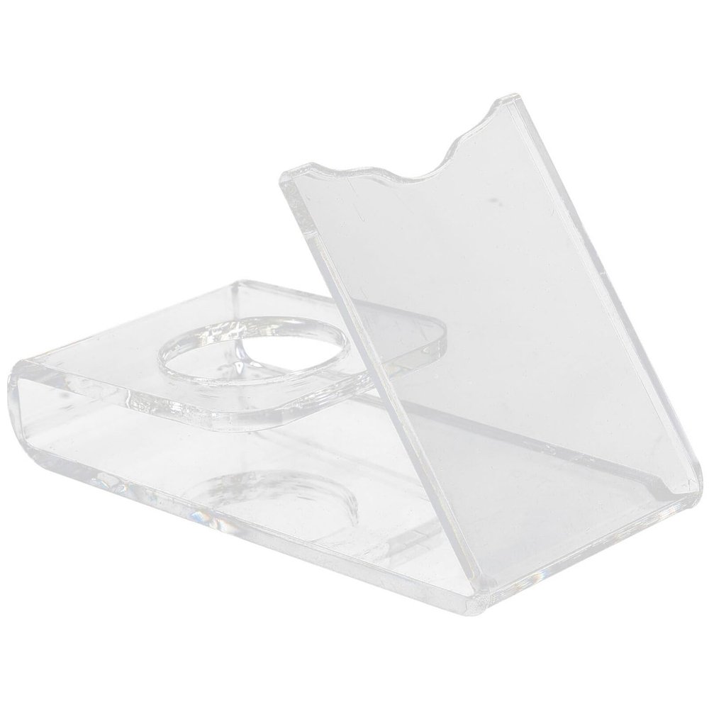 FOMIYES Electric Stand Transparent Acrylic Holder for Shaving Tools Compact and Sturdy Design for Bathroom and Hotels