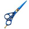 Hair Cutting Scissors, 6 Inch Professional Hairdressing Scissors Set Hair Cutting Scissors Salon Barber Shears Blue view 3