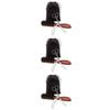 balacoo 3sets Beard Care Set Beard Brush Kit Portable Cloth Bag Trimmer Grooming Tool for Travel and Daily Use view 1
