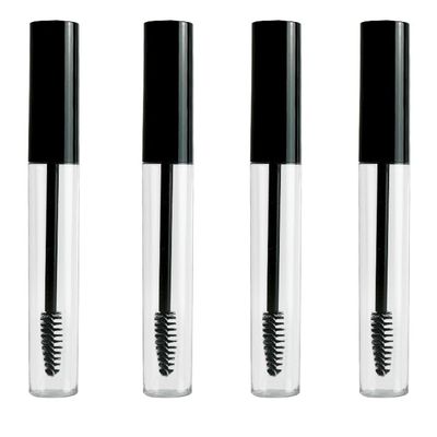 BFLCTTBD 4 Pcs 10ml Empty Mascara Tube Wand Eyelash Cream Container Bottle Eyelash Serum Bottle With Brush Applicator Cosmetic Container