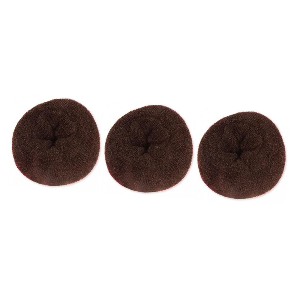 Didiseaon 3pcs Unique Doughnut Shaped Hair Bun Styler for Elegant Updos Coffee for Weddings and Events Creates Natural and Stable Styles