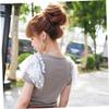 Didiseaon 3pcs Unique Doughnut Shaped Hair Bun Styler for Elegant Updos Coffee for Weddings and Events Creates Natural and Stable Styles view 3