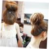 Didiseaon 3pcs Unique Doughnut Shaped Hair Bun Styler for Elegant Updos Coffee for Weddings and Events Creates Natural and Stable Styles view 4