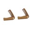 Didiseaon 2pcs Small Mini Folding Hair Comb Natural Travel Comb for Curly Hair Mustache Beard Gentle Scalp Brush for Women Men Boys and Girls view 1