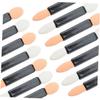 Didiseaon 100pcs Professional Eye Shadow Brush Dual Sided Sponge Brush Women Makeup Tool Material view 3