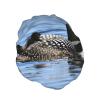 Loon Birds Shower Cap For Women Double Waterproof Layers Bathing Shower Hat Reusable Protection Hair Bath Caps view 2