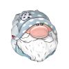 AMAZWI Cute Gnome Shower Cap For Women Double Waterproof Layers Bathing Shower Hat Reusable Protection Hair Bath Caps, Black view 2