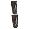 Didiseaon 2sets Precision Eyebrow Scissor Mustache Beard Trimming Scissors Stainless Steel Shears for Barbers Salons view 1