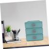 1pc Cosmetic Storage Box Storage Bins Tabletop Storage Case Household Storage Case Sorting Box Desk view 2