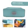 1pc Cosmetic Storage Box Storage Bins Tabletop Storage Case Household Storage Case Sorting Box Desk view 4