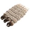 24 Inch Synthetic Hair Water Wave Braiding Hair Extensions Ombre Deep Wave Afro Curl Crochet Hair For Women view 2