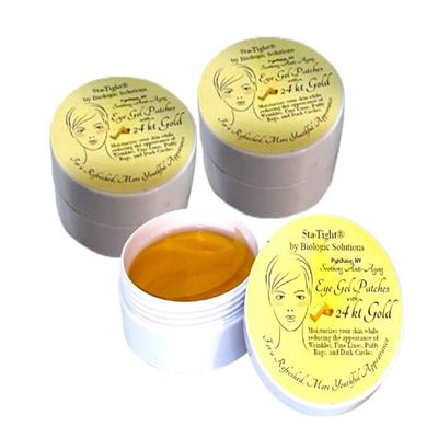 Sta-Tight 24k Gold Eye Gel Patches are soothing, refreshing, anti-aging and reduce the appearance of wrinkles, dark circles, and puffiness under the eyes. (Pack of 3)