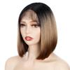 10 Inch Bob Wig Straight Hair Synthetic Lace Wigs For Black Women Ombre High Temperature Fiber Cosplay Wigs view 2