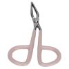 Y0309 Precision Eyebrow Tweezers, Stainless Steel Hair Removal Tool with Grinding Handle for Eyebrow Hair and Beard Grooming view 1