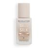 Revolution Beauty London, Skin Silk Serum Foundation, Light to Medium Coverage, Lightweight & Radiant Finish, Contains Hyaluronic Acid, F7 Light Skin Tones, 0.77 fl oz view 2