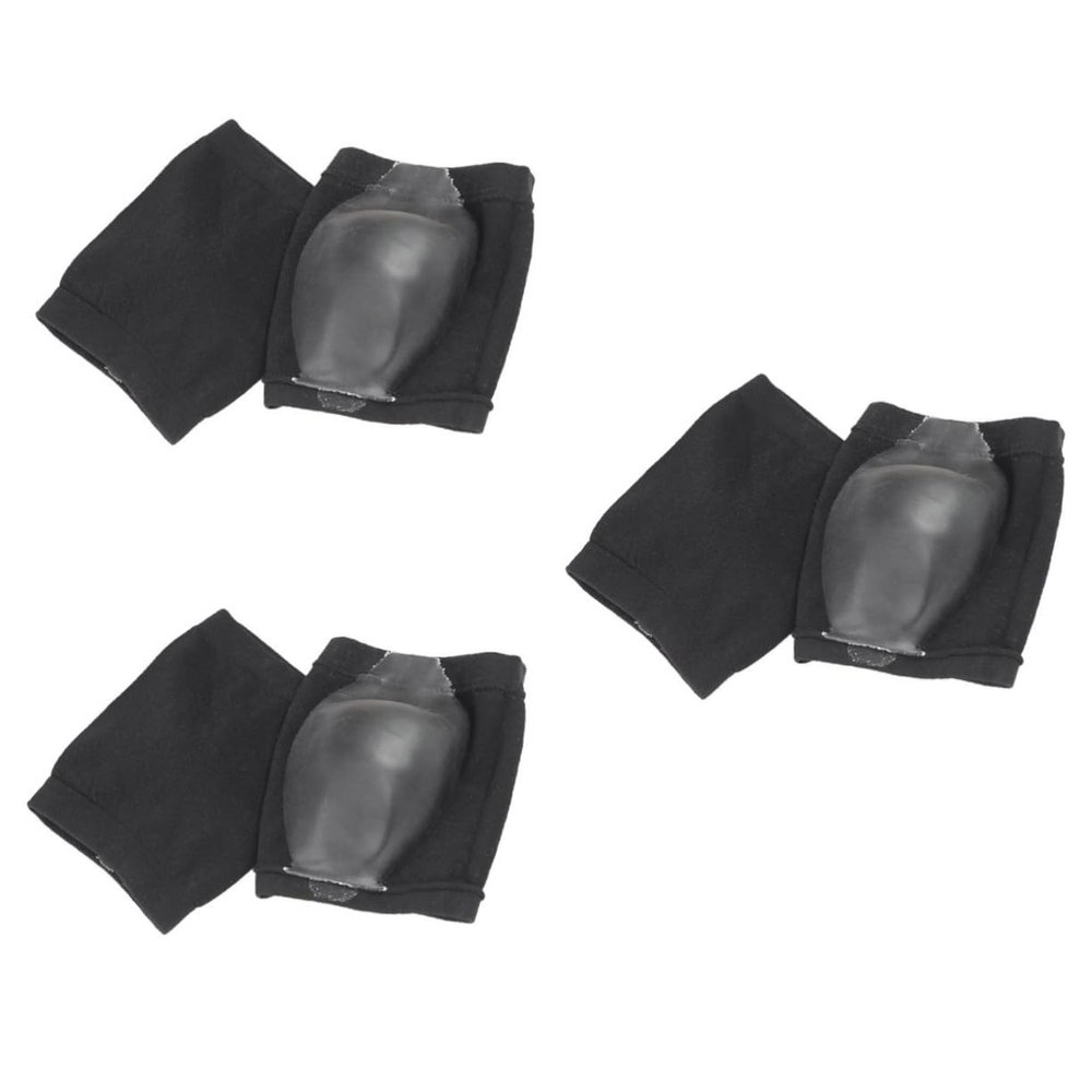 NOLITOY 3pairs Moisturizing Heel Socks for Women Gel-Heel Protector Crew Socks for Plantar Fasciitis Achilles