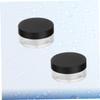 balacoo 4pcs Leak Powder Puff Case Elastic Mesh Leak Containers for Loose Powder Makeup Case Mirror view 2