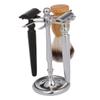 balacoo Razor Rack Wall Mount Shaving Brush Holder for Electric Manual Razors Dual Bracket Design Space-saving Bathroom Organizer for Men view 4