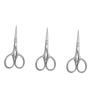 Didiseaon 3pcs Stainless Steel Beard Scissors for Men Precision Trimming Shears for Facial Hair Silver Grooming Tool for Stylish Beard Maintenance view 1